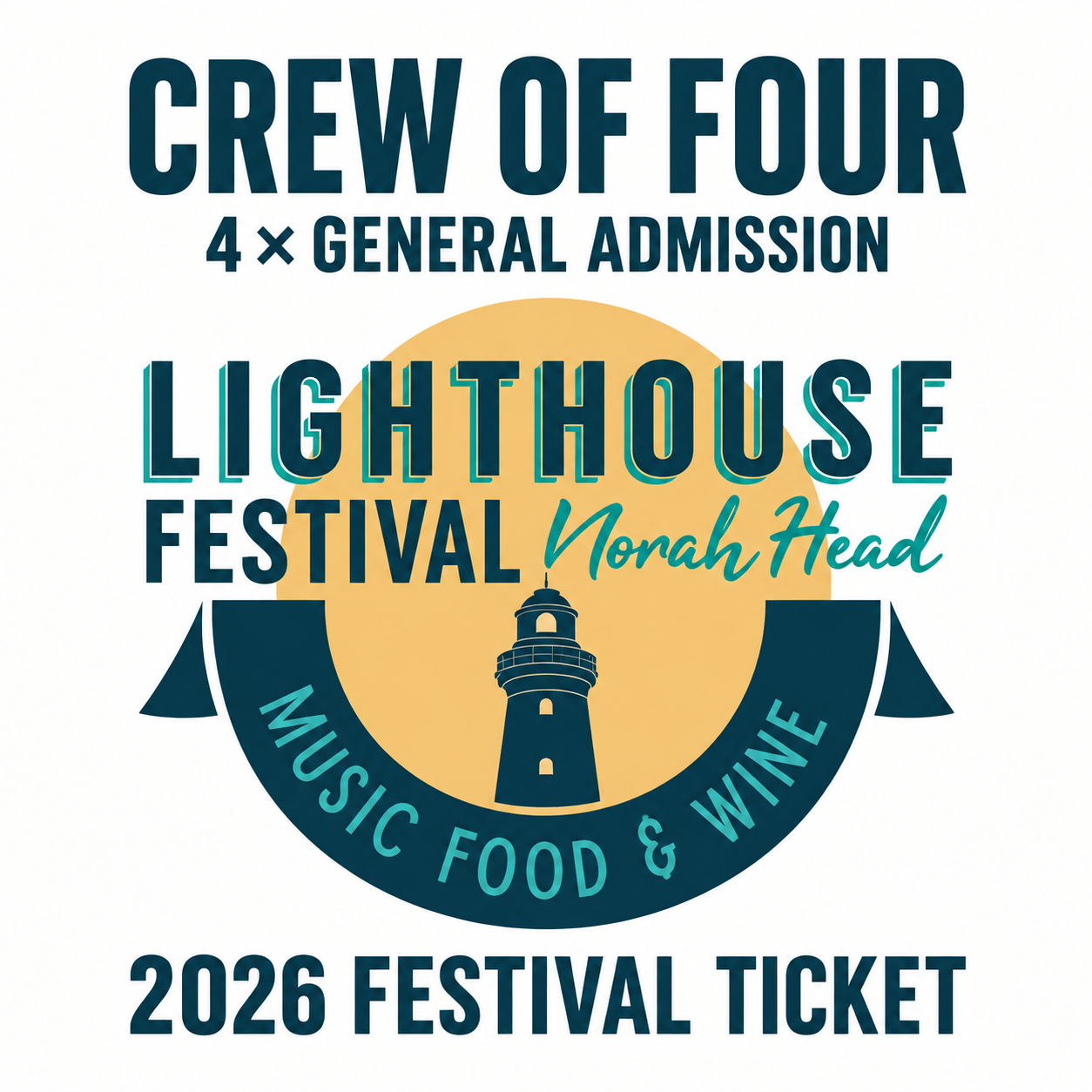 Crew of Four – 4 × General Admission