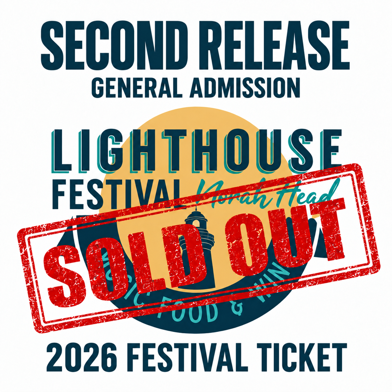 SECOND RELEASE - 18+GENERAL ADMISSION $139 Inc bf
